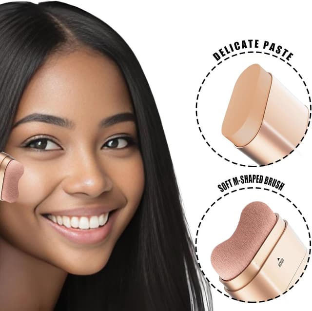 Detalle 2 de Catlinez Correttore 2 in 1 con pennello: copre imperfezioni, occhiaie e pori dilatati (40 g)