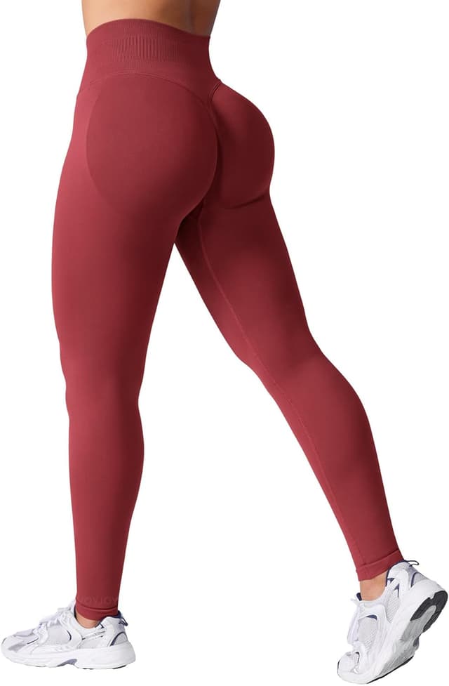 Thumbnail 6 de VOYJOY Women Seamless Impact Scrunch Workout Leggings with Tummy Control