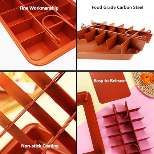 Thumbnail 2 de Moule à brownie Brownie avec intercalaires ⚙