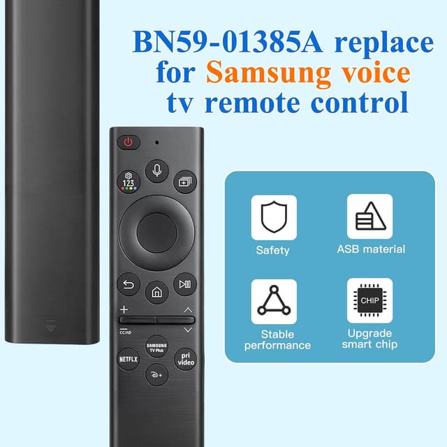 Detalle de Samsung BN59-01385A voice remote replacement