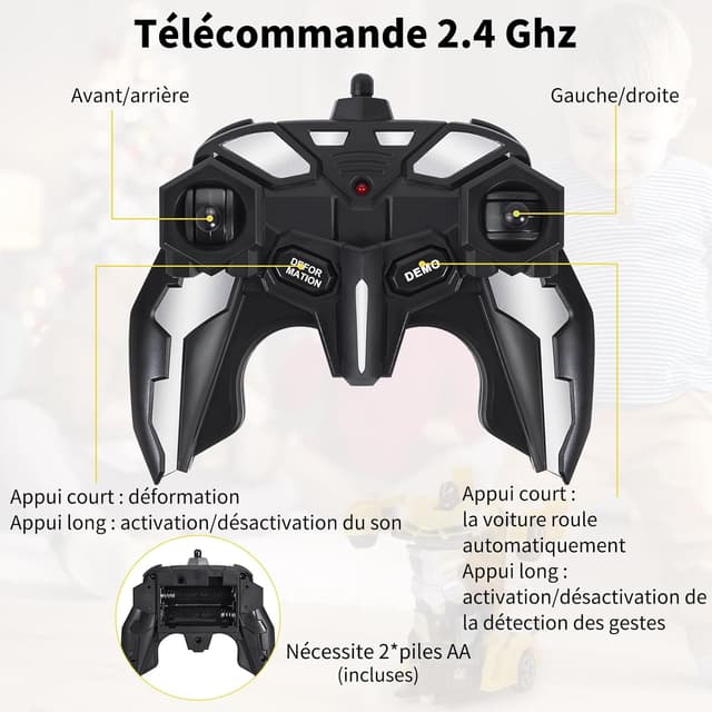 Thumbnail 6 de Yellcetoy Transform Jouets Voiture Robot 2 en 1