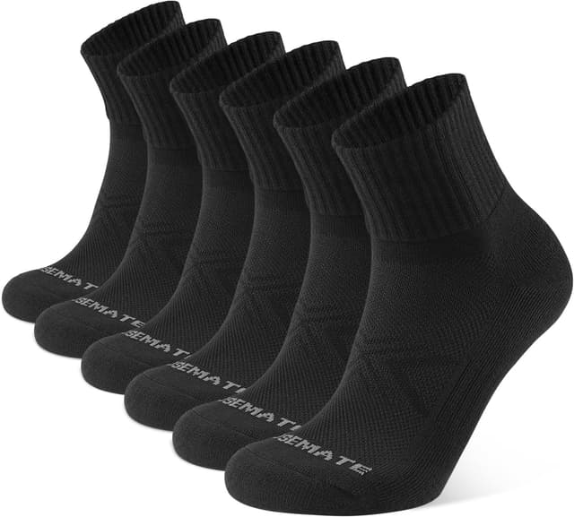 Detalle de CLOSEMATE sports quarter socks 6 pairs