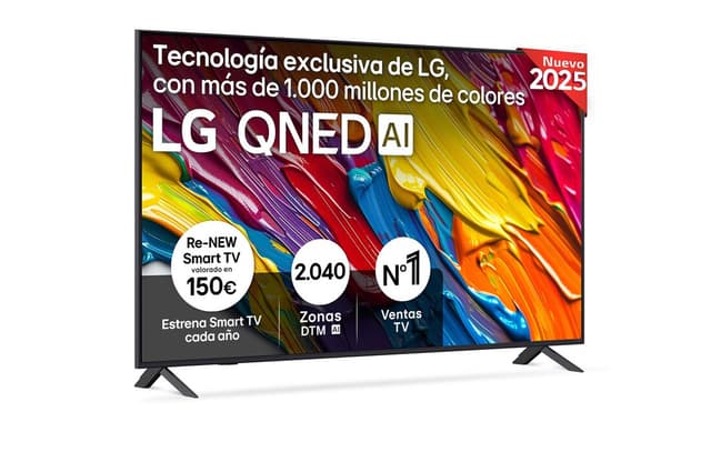 Detalle de LG QNED QNED82 65" 4K 2025, Smart TV