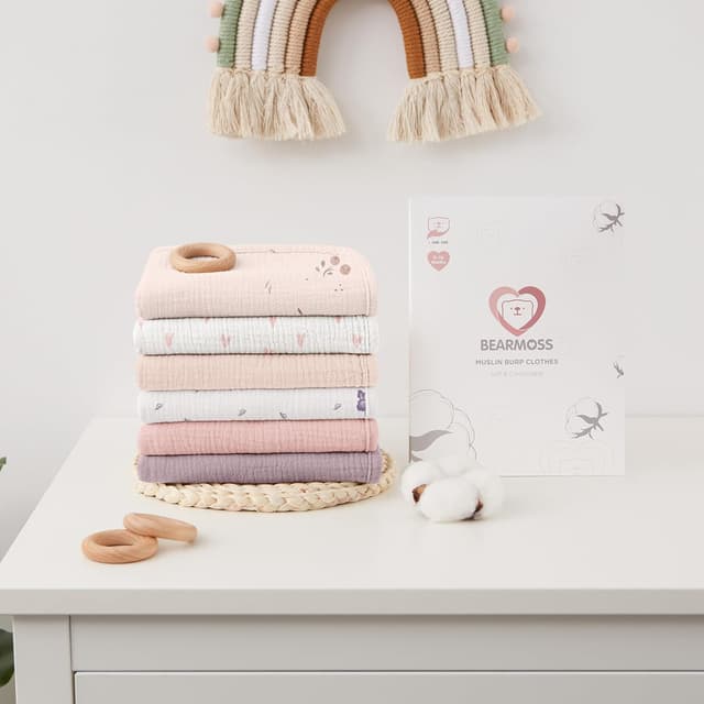 Detalle 2 de Musselintücher Baby 6er Pack 50x25 cm