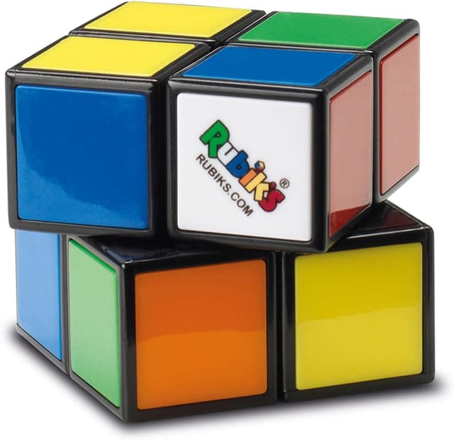 Detalle 2 de Duo Pack Cubo di Rubik: Originale 3x3 e Mini 2x2, rompicapo a incastro e colori per adulti e bambini dagli 8 anni in su