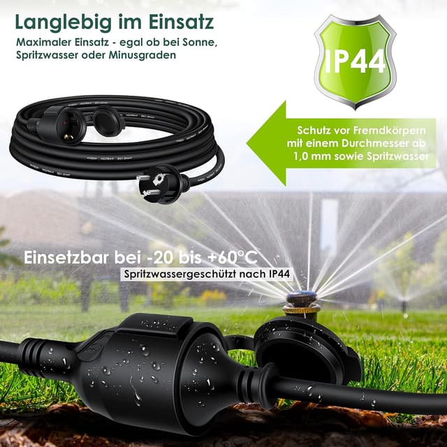 Thumbnail 2 de KESSER Verlängerungskabel 3m IP44