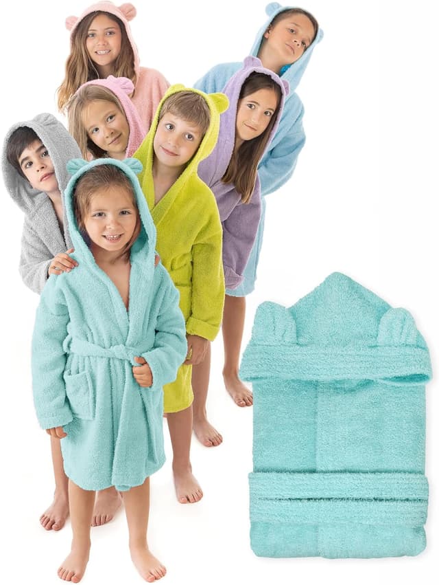 Imagen de LEBENGOOD Accappatoio Bambini 100% Cotone en OfertitasTOP