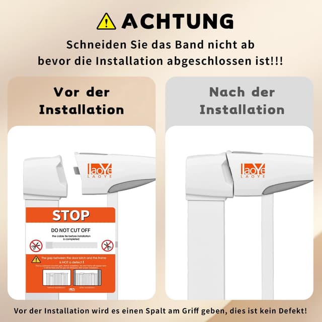 Thumbnail 6 de LAOYE Barrière sécurité escalier 76 cm