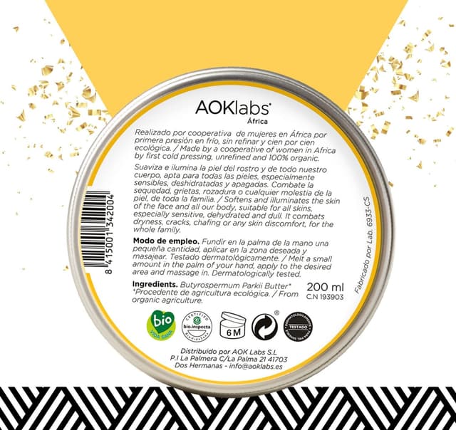 Thumbnail 5 de AOKlabs Sheabutter 100 ml natürliche Pflege