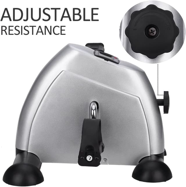 Detalle de Mini Portable Exercise Bike Pedal Exerciser for Legs and Arms (LCD Fitness Gym Home)