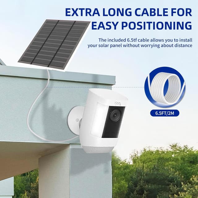 Detalle de Solar Panel Charger 5W Ring Camera Solar