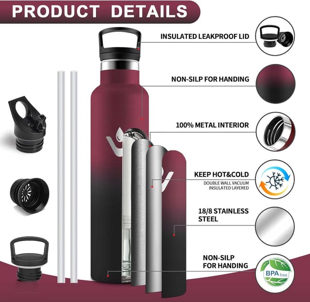 Detalle 2 de Motswedi Borraccia Termica 1 L Doppia Parete