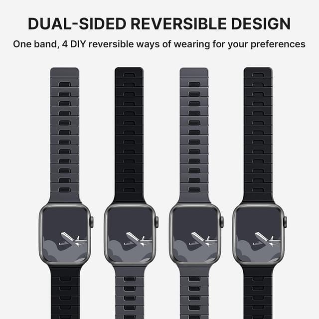 Detalle de Bandletic magnetic Apple Watch strap, 49mm