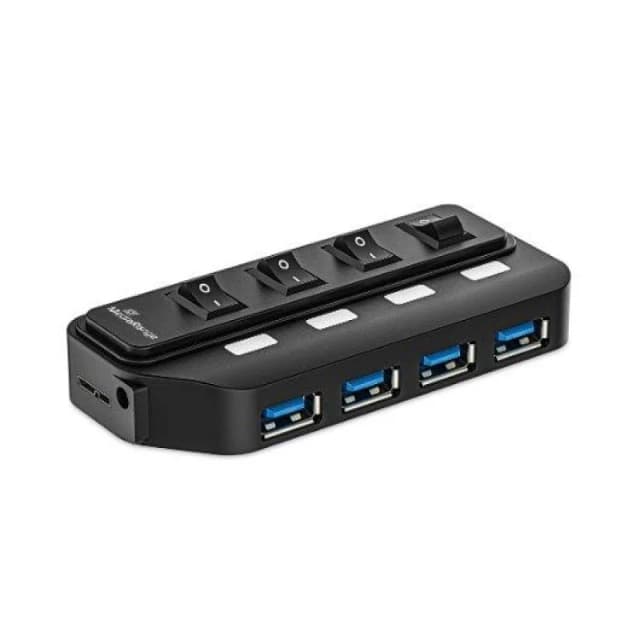 Detalle de Mediarange MRCS505 Hub USB 3.0 4 Puertos