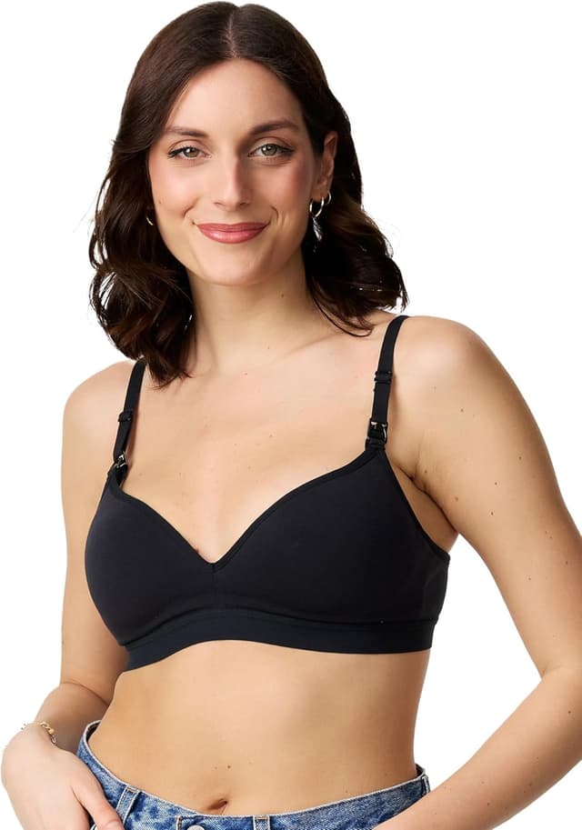 Detalle 2 de NUR DIE Still-BH mit Clipverschluss, gepolstert & nahtlos, bügellos aus Baumwolle