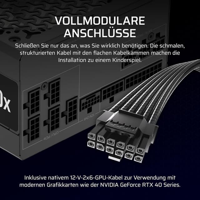 Thumbnail 4 de CORSAIR RM850x Netzteil 850W