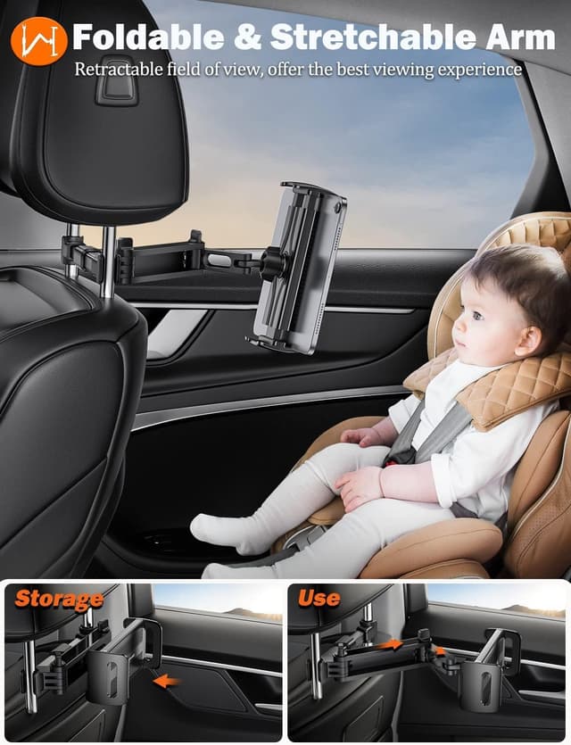 Detalle 2 de TRYONE Car Headrest Tablet Holder