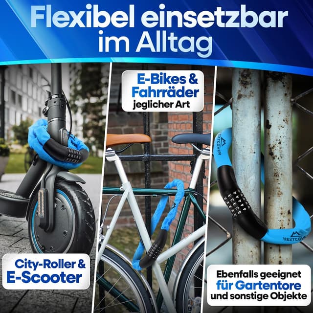 Thumbnail 5 de NEXTCOVER LockPro Zahlenschloss 90 cm 5‑stelliger Code