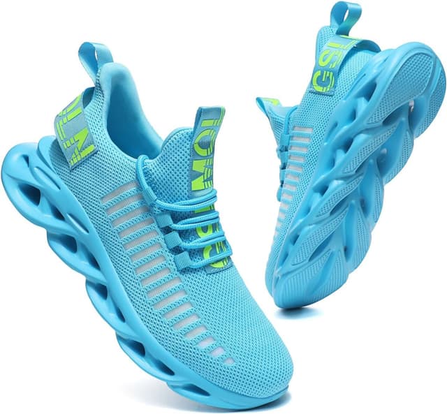 Detalle 2 de GSLMOLN Womens Walking Shoes Mesh Non-Slip Gym & Casual Sneakers