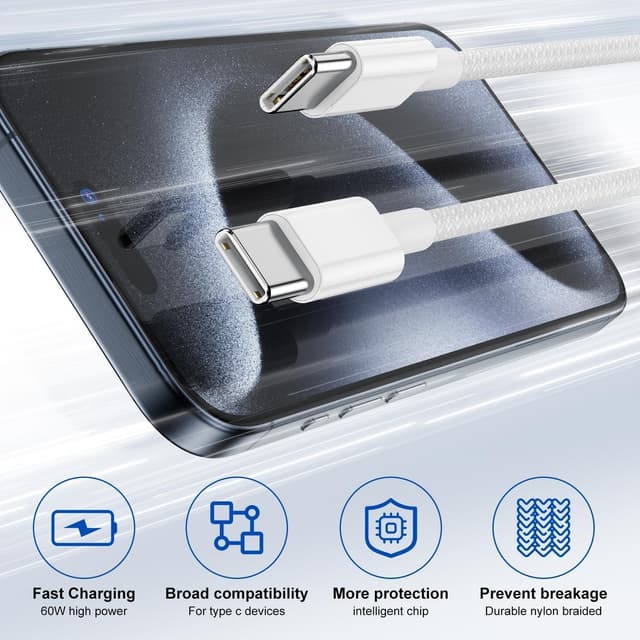 Thumbnail 5 de USB C auf USB C Kabel 2M 60W