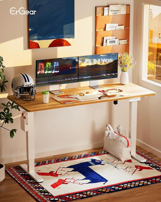 Detalle 2 de ErGear Escritorio Elevable Eléctrico 160x80 cm