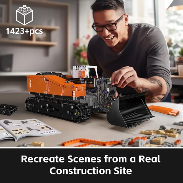 Thumbnail 5 de Mould King 17054 Bulldozer télescopique télécommandé 🚜