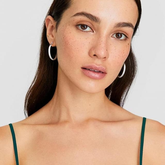 Detalle 2 de RANKEEF Creolen Silber 925, 3 mm breit