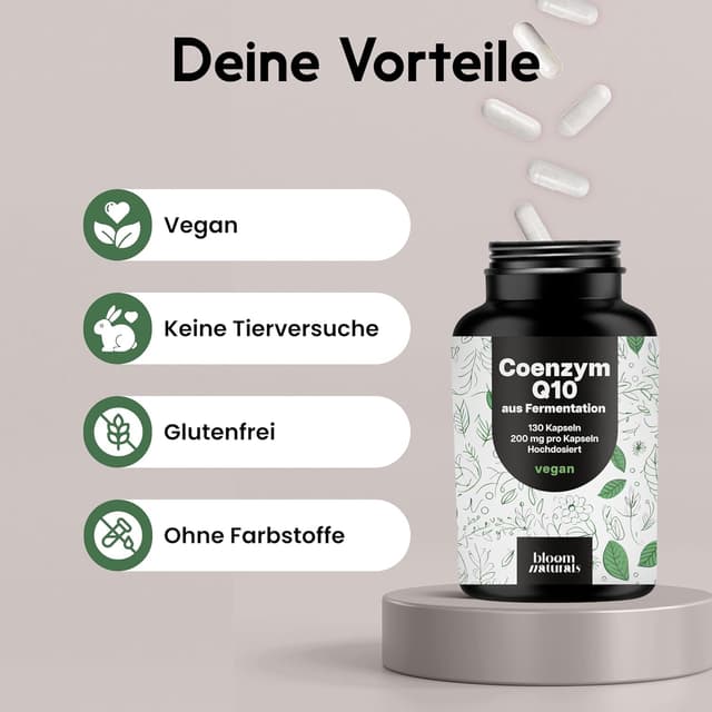 Detalle 2 de Coenzym Q10 Kapseln 200 mg, 130 Stück