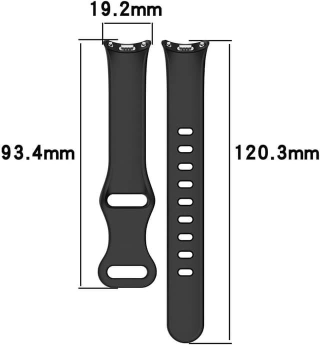 Detalle 1 de BYISYUE Silicone Replacement Band for Xiaomi Smart Band 8/9/10 – TPU sport watch strap