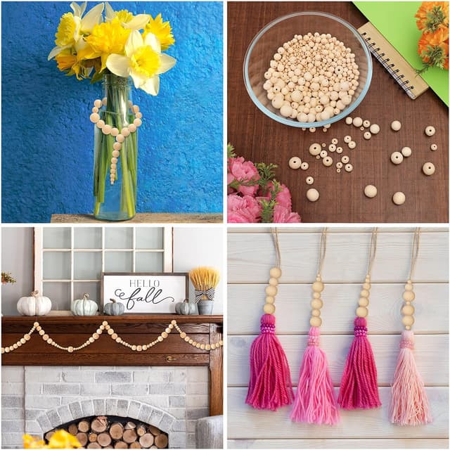 Thumbnail 4 de BELLE VOUS Natural Wooden Craft Balls 1000 Pack 🎨