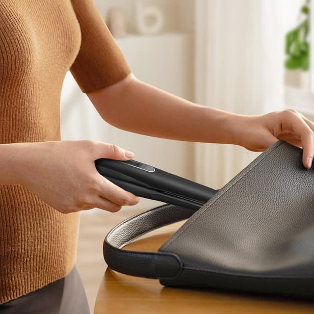 Detalle de SUNMAY Cordless Hair Straightener (0.85-inch titanium) — 2-in-1 mini flat iron for travel