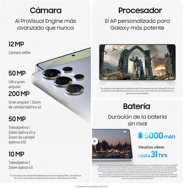 Thumbnail 4 de Samsung Galaxy S25 Ultra 512 GB, 200 MP cámara 📱