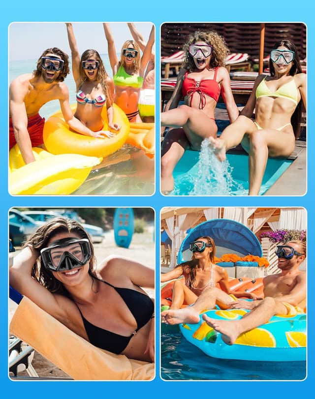 Thumbnail 6 de Greatever Pano 3 Snorkel Mask 3 Window