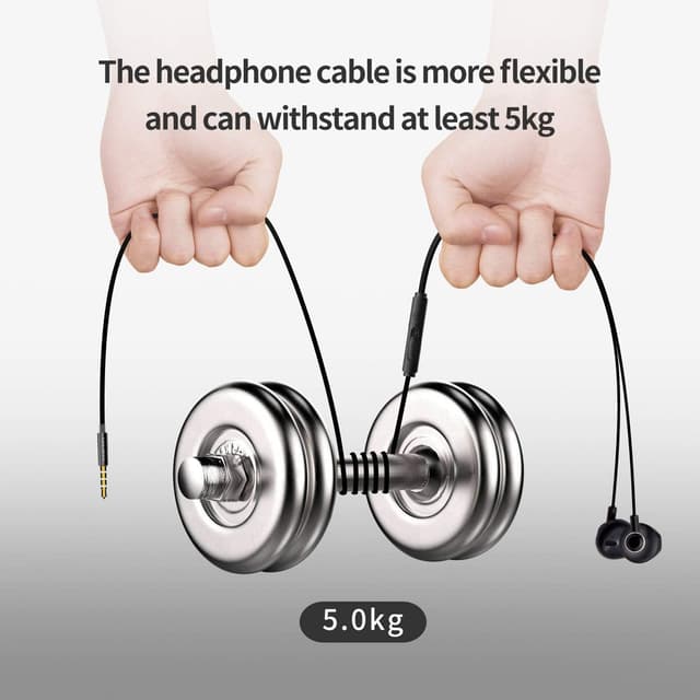 Thumbnail 6 de GAMURRY Auricolari In-Ear con cancellazione del rumore, microfono e controller 3,5 mm per Samsung, Xiaomi, Huawei