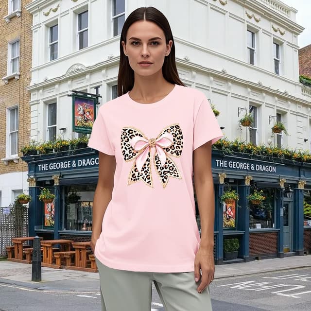 Detalle de Qskall bow T shirt for women