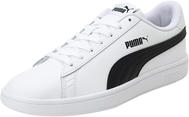 Detalle de PUMA Smash V2 L en cuir, baskets mixte à lacets