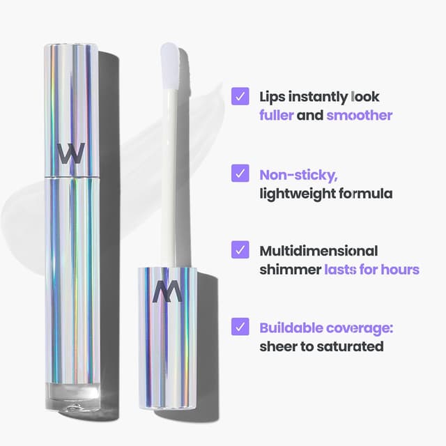 Detalle de Wonderskin Lip Gloss Clear Shine ๐