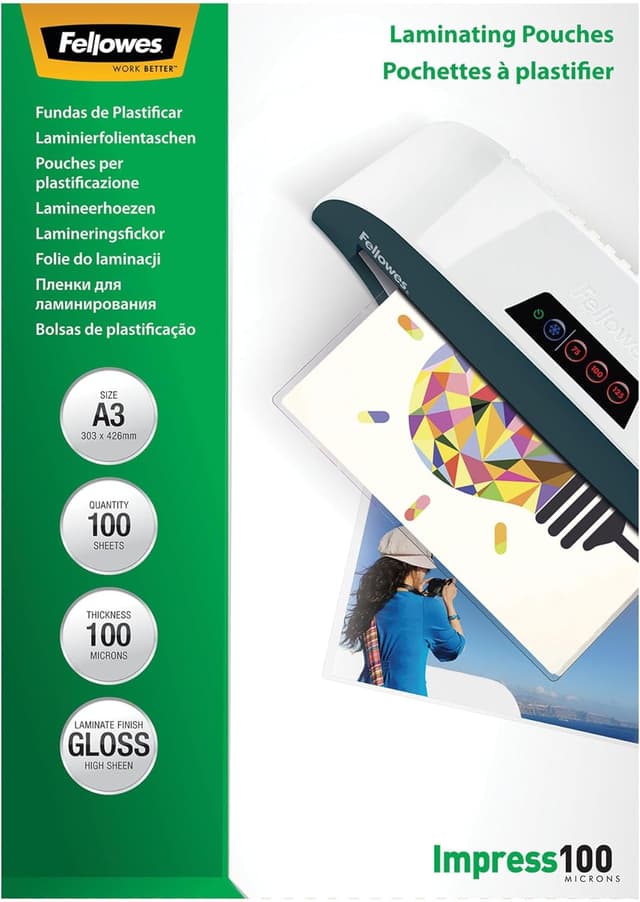 Imagen de Fellowes 5351205 Pouches Lucide Impress100 A3 en OfertitasTOP