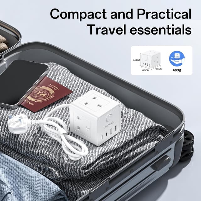 Detalle 2 de Extension Lead 4 USB slots 1.5M