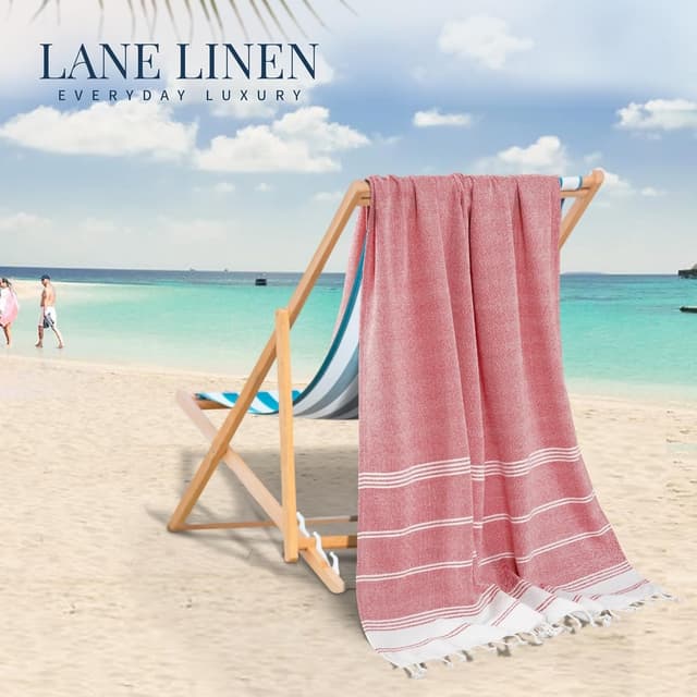 Thumbnail 4 de LANE LINEN 6-Pack 39"x71" Beach Towels ๐