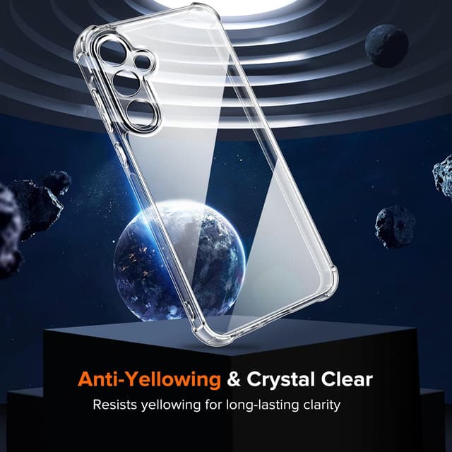 Detalle de ivoler Funda Transparente + Cristal para Galaxy A55