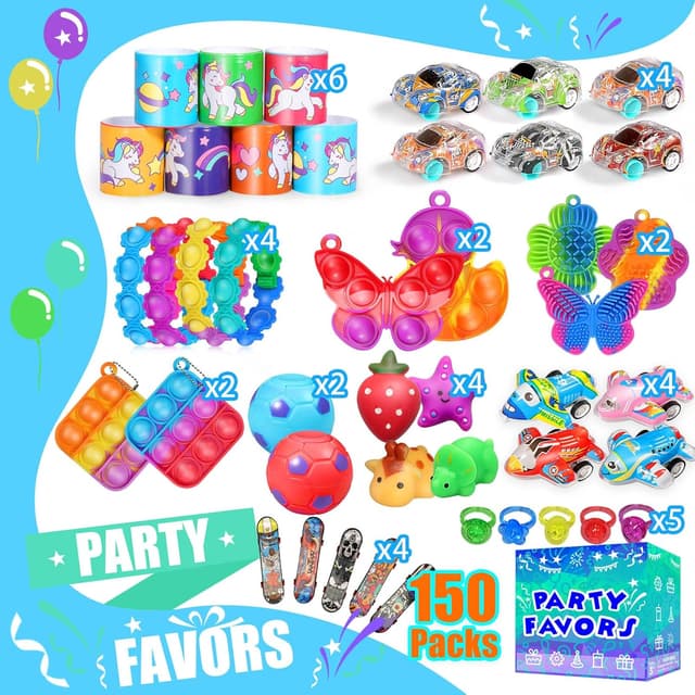 Thumbnail 1 de Party Favors Bulk 150-Pack for Kids