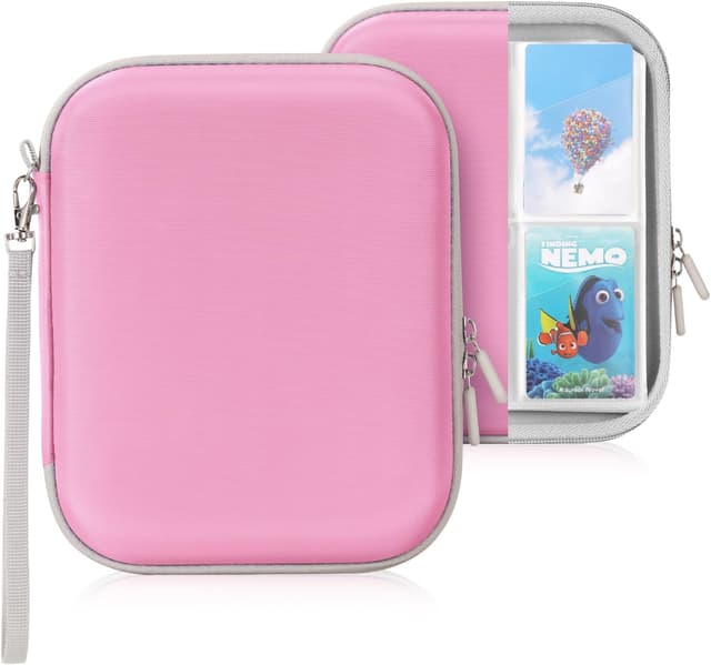 Detalle de Porte-cartes Jaffzora pour cartes Yoto – 120 poches, fermeture zippée, pour livres audio et cartes