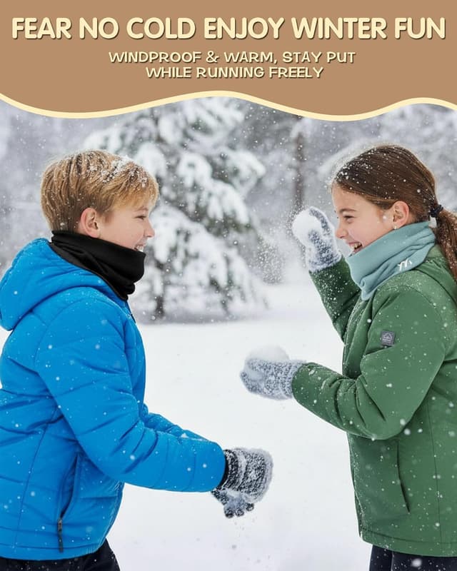 Detalle de Cache-cou enfant YANIKY : tour de cou doux et respirant, taille unique