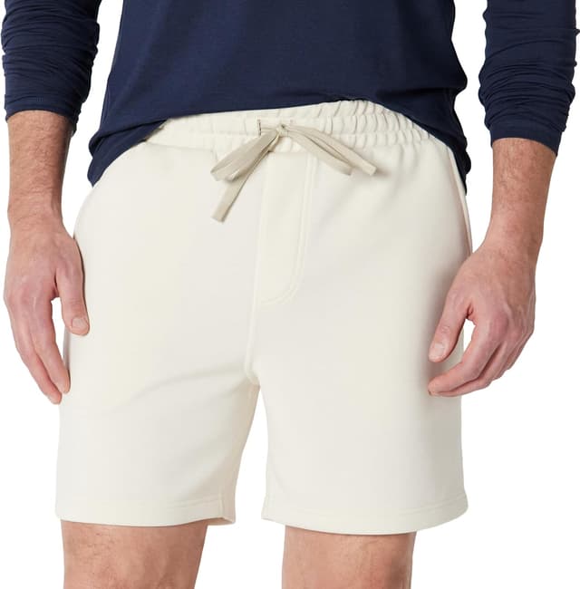 Detalle de Amazon Essentials Men’s Athletic Regular-Fit 6” Lounge Workout Gym Shorts (Active Sweat)