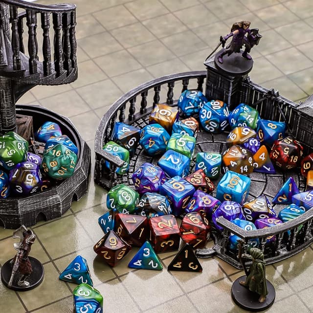 Thumbnail 5 de CiaraQ Polyhedral Dice Set 35pcs