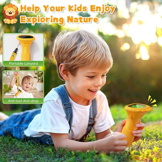 Thumbnail 3 de Ahalfcit 1000X Kinder-Mikroskop 2" Bildschirm