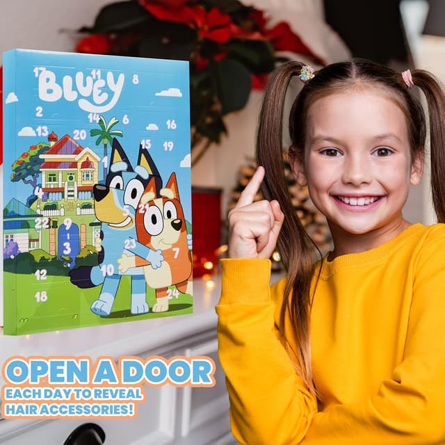 Thumbnail 3 de Bluey Calendario de Adviento 2024 🌟 Accesorios para el Cabello