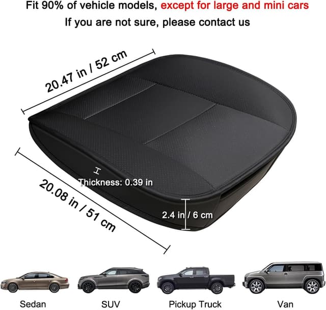 Detalle 2 de LUOLLOVE Fundas Coche Asientos Universales lujo PU