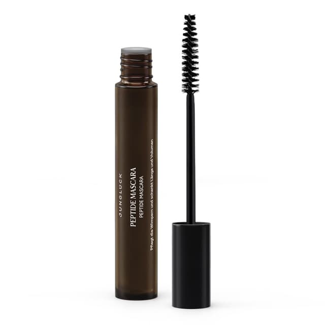 Detalle de JUNGLÜCK Peptide Mascara (vegan) – schwarze Wimperntusche für lang, dicht & definiert